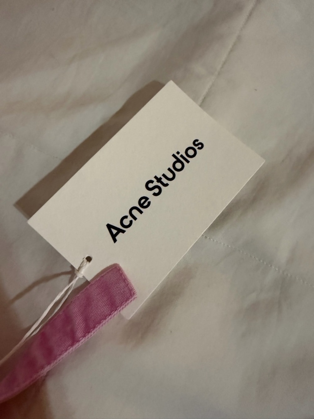 Acne Pink Tie-Dye Script Logo Baseball Cap - Picture 4 of 7